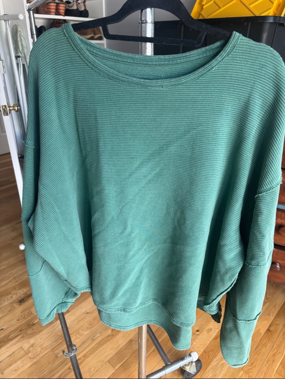 Free People ribbed sweatshirt large